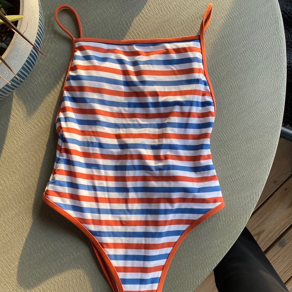 Aerie striped one piece